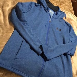 Under Armour royal blue zip up hoodie size XL
